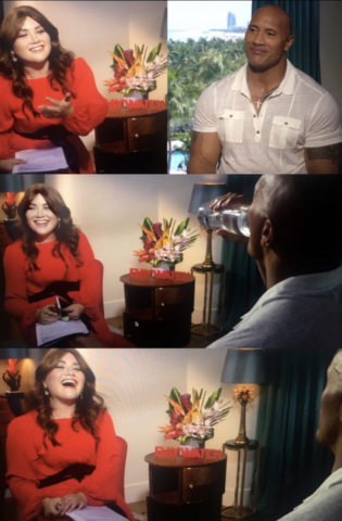 The Rock Baywatch Junket